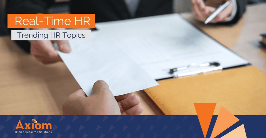 Real-Time HR: Accepting a Resignation
