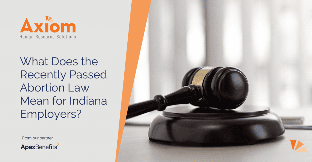Indiana Senate Bill (SB1) Effective September 15, 2022