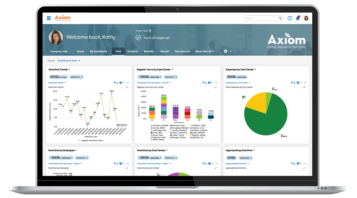 Time dashboard