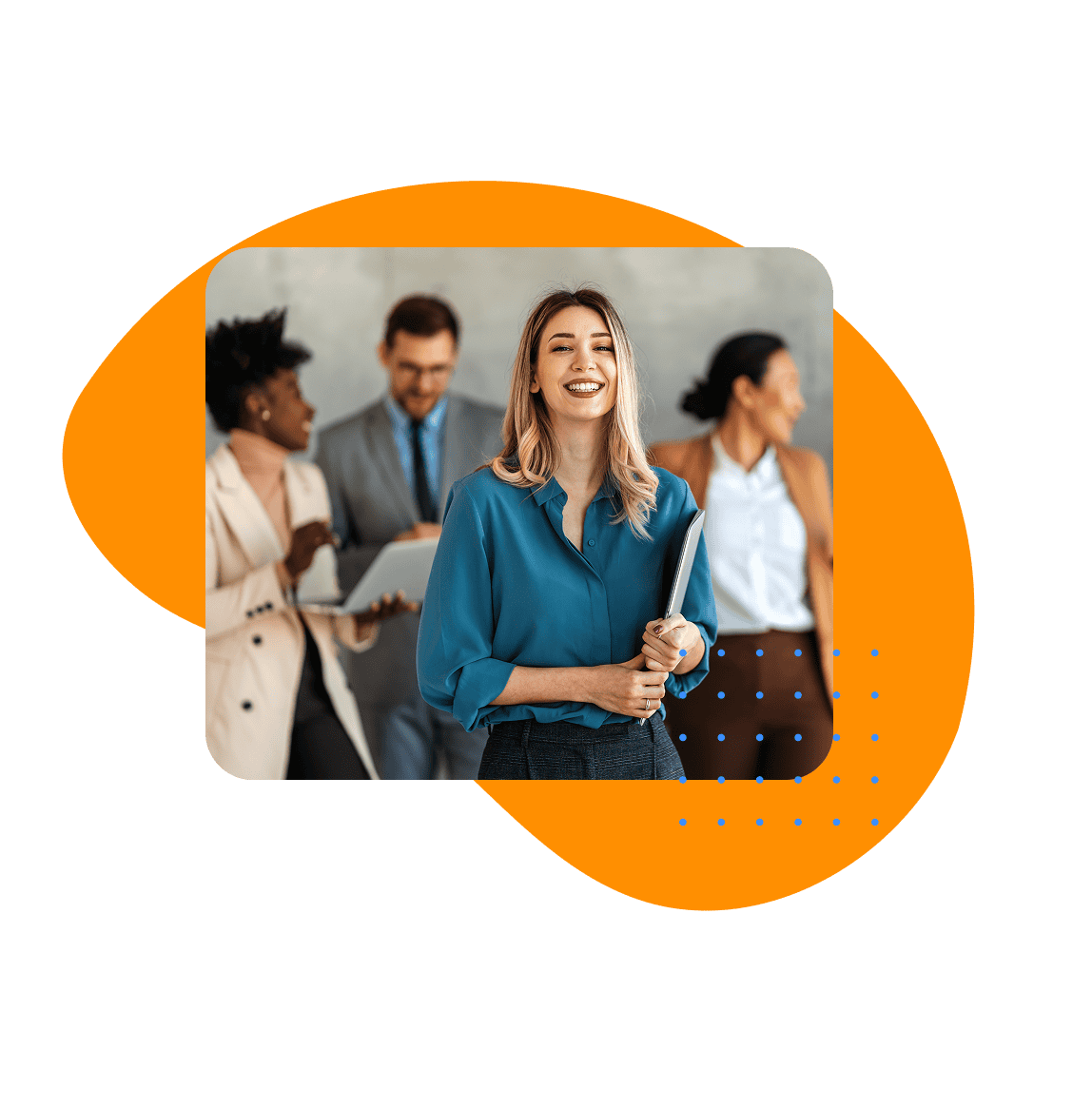 Woman reviewing options for the best hr and payroll software options on a laptop.