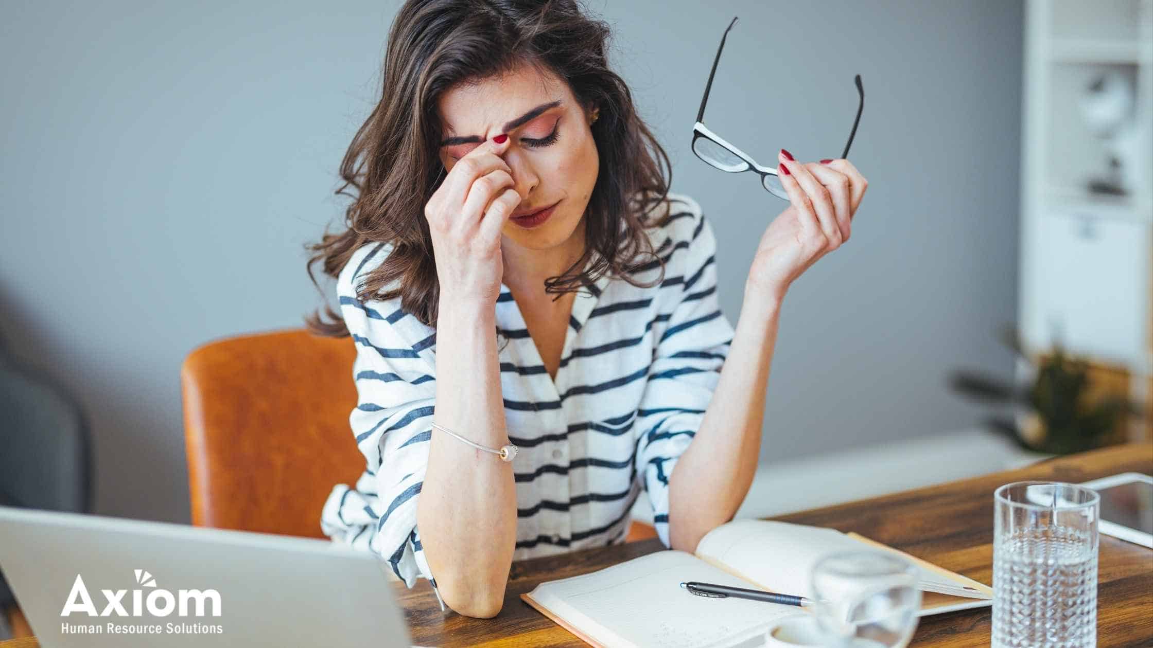 HR manager stressed about current timekeeping systems.