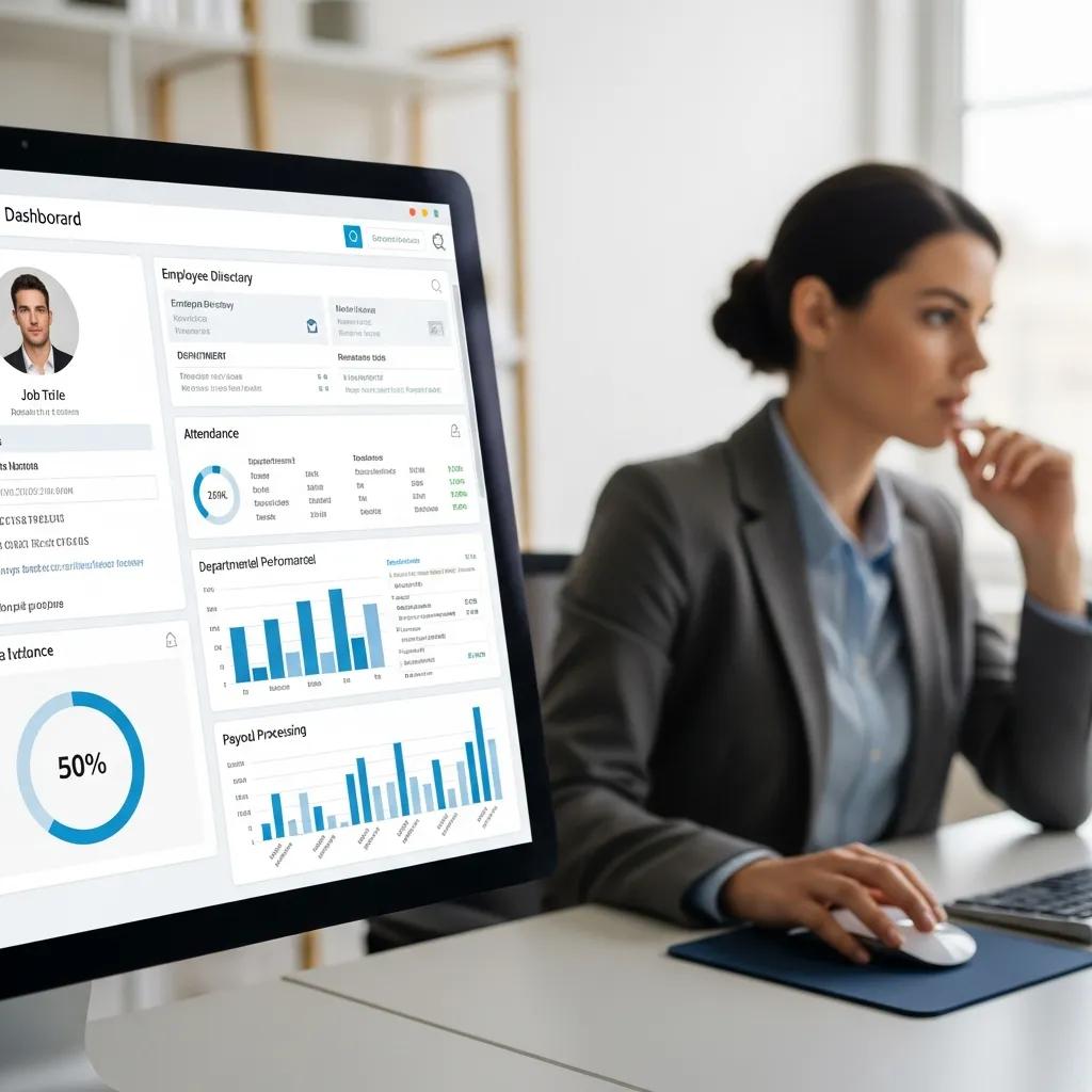 HRIS dashboard comparison between UKG Ready and Paylocity showing centralized employee data